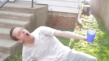 Homeless man looking for love on a saturday night