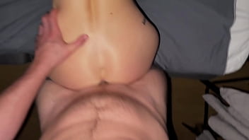 Met my hot neighbor in the elevator and fucked her at home