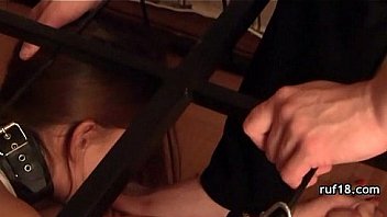 Kinky teen shows off her tight pussy