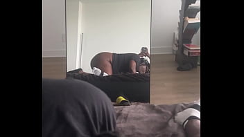 Beautiful bbw sucks deep long cock