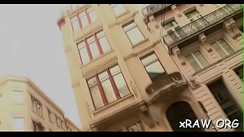 Intense hardcore butt slam