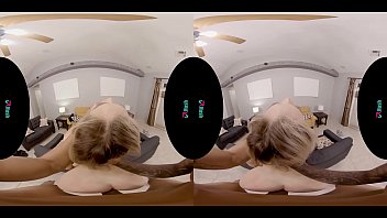Horny blonde lets her neighbor stuff her tight little pussy in virtual reality Horny blonde lets her neighbor stuff her tight little pussy in virtual reality