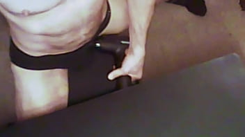 Pelvic stretch with massager on stool short bonus from december 2023