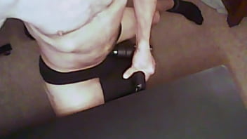 Pelvic stretch with massager on stool short bonus from december 2023