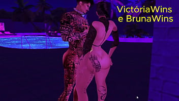 Casada entra na pica com a irma