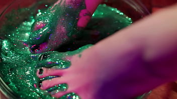 Sticky feet orgasm Sticky feet orgasm