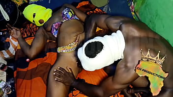 Ghetto slut gets fucked by young black guy