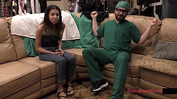 The pre employment physical angel santana and aria nicole