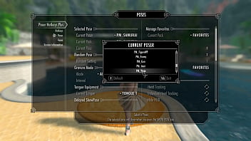 Skyrim making hawt sexy screenshots n stuff behind the scenes