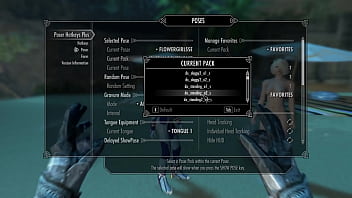 Skyrim making hawt sexy screenshots n stuff behind the scenes