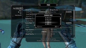 Skyrim making hawt sexy screenshots n stuff behind the scenes