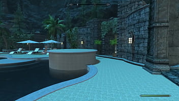 Skyrim making hawt sexy screenshots n stuff behind the scenes