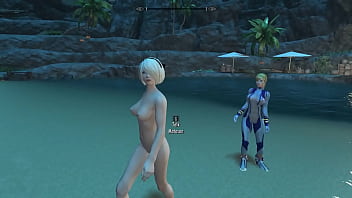 Skyrim making hawt sexy screenshots n stuff behind the scenes