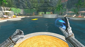 Skyrim making hawt sexy screenshots n stuff behind the scenes