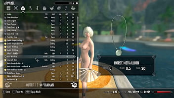 Skyrim making hawt sexy screenshots n stuff behind the scenes