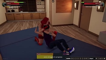 The ex vs ruby nf3d female mma apartment wrestling