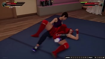 The ex vs ruby nf3d female mma apartment wrestling