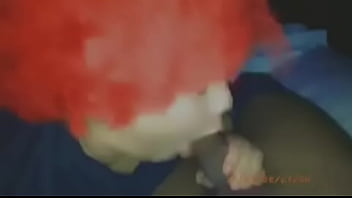 Black woman slurps me up