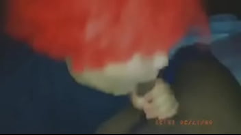 Black woman slurps me up