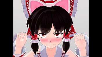 呆れながらゆさぶられる女たち 霊夢