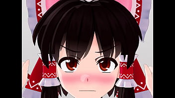 呆れながらゆさぶられる女たち 霊夢