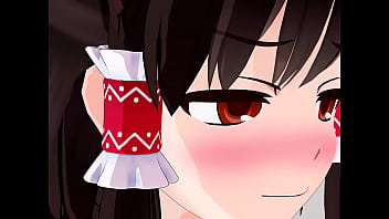 呆れながらゆさぶられる女たち 霊夢