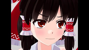 呆れながらゆさぶられる女たち 霊夢