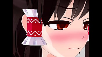 呆れながらゆさぶられる女たち 霊夢