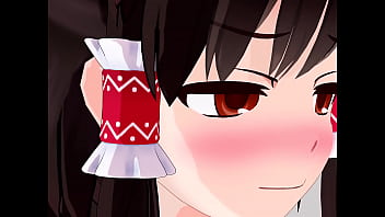 呆れながらゆさぶられる女たち 霊夢