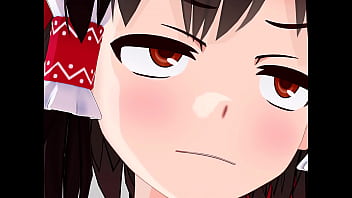 呆れながらゆさぶられる女たち 霊夢