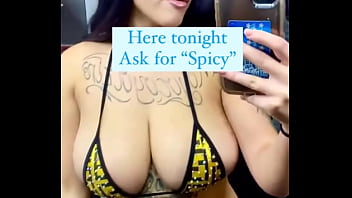 Ask for spicy come see me in person stripping at the peppermint hippo 1531 las vegas blvd s las vegas nv 89