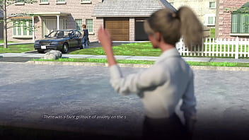 Village slut tranformation #01 busty dirty blonde university girl gets lost in a strange village