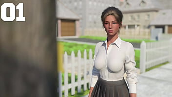 Village slut tranformation #01 busty dirty blonde university girl gets lost in a strange village