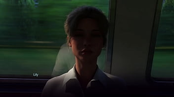 Village slut tranformation #01 busty dirty blonde university girl gets lost in a strange village