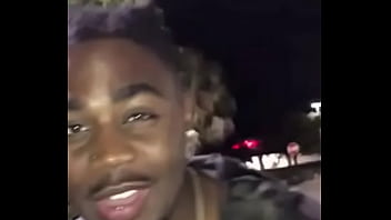 Markeesama rapping outside