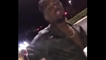 Markeesama rapping outside