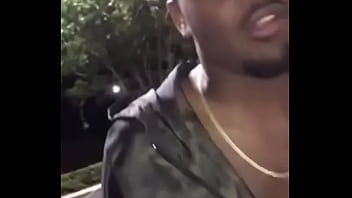 Markeesama rapping outside