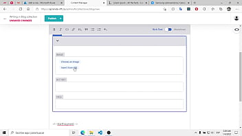 Post a la pagina web