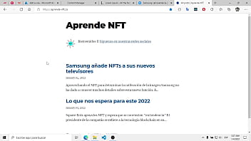 Post a la pagina web