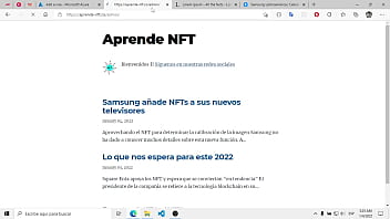 Post a la pagina web