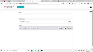 Post a la pagina web