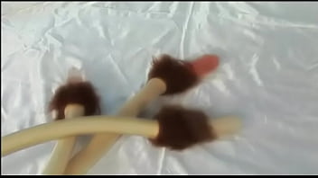 Beautiful trio of girls in lesbian encounter