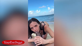 Public beach sex i rode lifeguard bbc in the sand