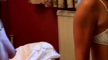 Lesbian couple fighting in bed