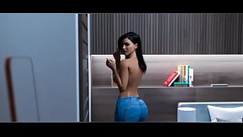 She on the office with her husband