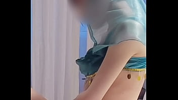 Japanese beauty with erotic sexy costume