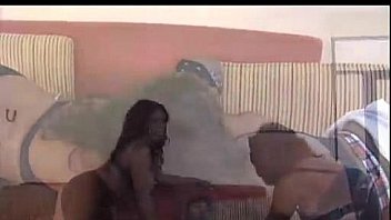 Watch two busty black girls boned by a black dude