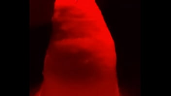 Slowly playing with my slaves cock