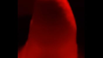 Slowly playing with my slaves cock