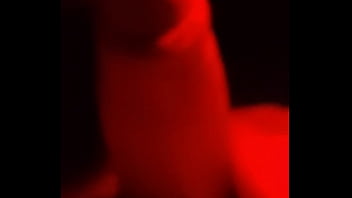 Slowly playing with my slaves cock